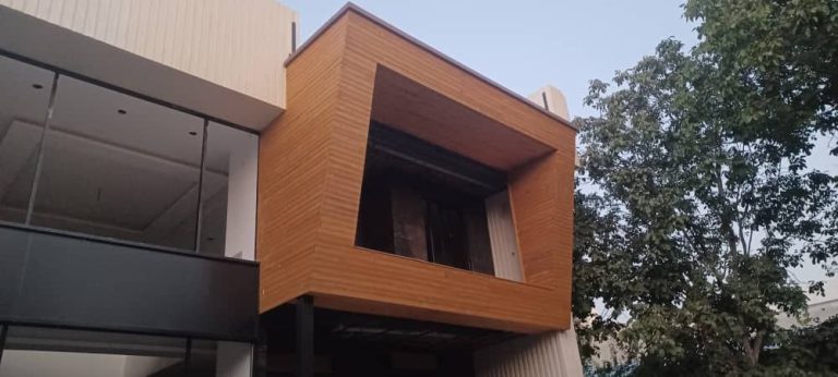 اجرای نمای خشک ساختمان با متریال ترموود